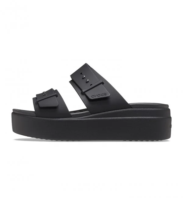 crocs Crocs Women Black Brooklyn Buckle Low Wdg